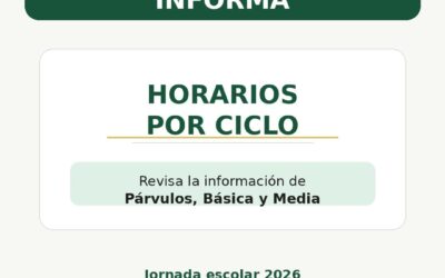 INFORMACIÓN IMPORTANTE SOBRE HORARIOS Y SALIDAS 2026