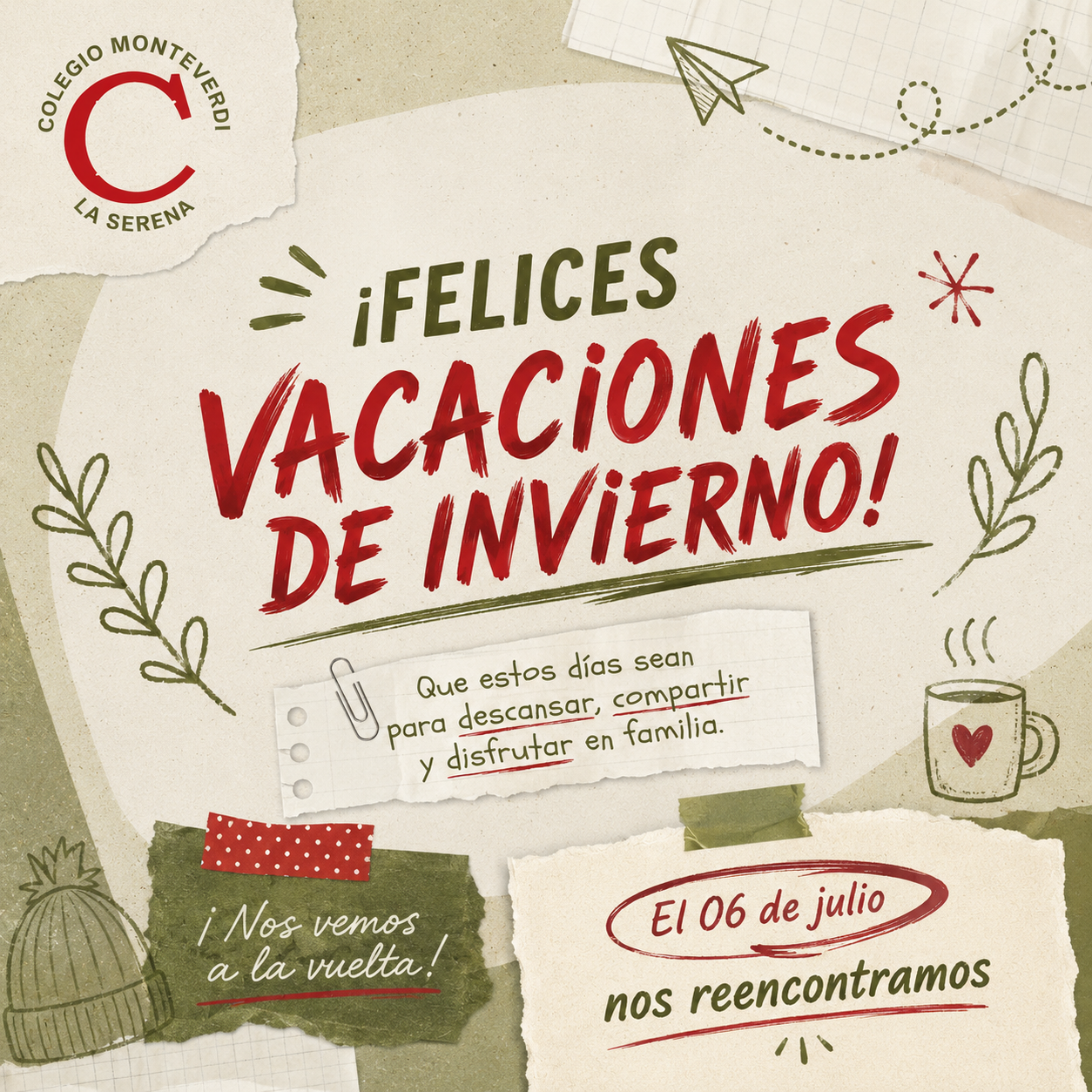Felices vacaciones